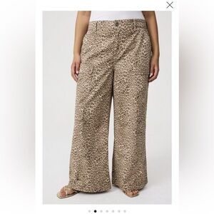 Torrid Leopard Print Wide Leg Pants